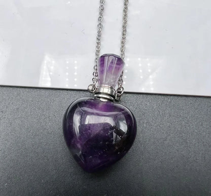 S17 Heart Crystal Pet Cremation Urn Necklace Keepsake Pendant Hold Pet Hair Ashes Memorials Jewelry For Dog Cat Remembrance Gift