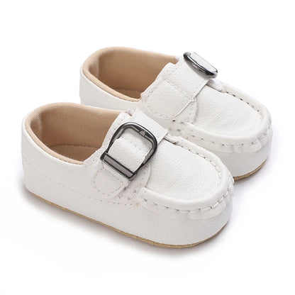 HAIZHIW 0-18M Baptism Newborn Baby Prewalker Girls Boys Casual Shoes Leather Non-Slip Soft-Sole Infant Toddler First Walkers