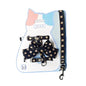 Cute Polka Dot Pet Vest Harness Bowknot Adjustable Pet Traction Rope with Collar Cat Traction Rope Puppy