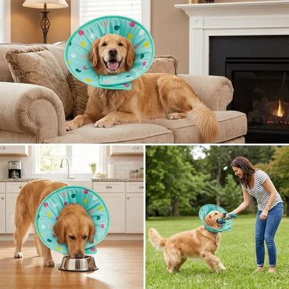 Anti Licking Pet Elizabethan Collar Soft Comfortable Cat Protective Collar Breathable Anti Scratch Anti Bite Collar