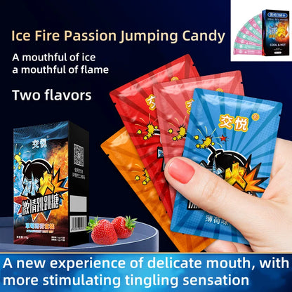 20Pcs Sex Toys Couples Women Oral Sex Candy Blowjob Popping Flirting Men Blowjobs Stimulate Enjoy Fire Ice Feeling Blowjob Toy