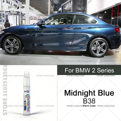 For 2014-2025 BMW 2 Series Scratch Removal and Paint Repair Pen Alpine White 300 490 Black Saphi Blue Gray  Portimao Blue