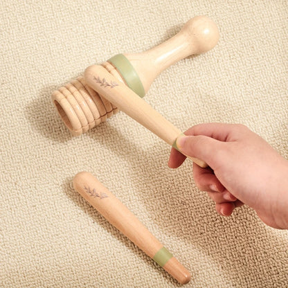 Children's Montessori Toys Baby Sensory Sound Stimulation Toy Baby's Musical Instrument Wooden Cartoon Animal Xylophone Toy Gift