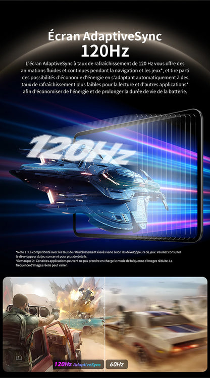 Teclast T65 Android 16 Tablet 13.4 inches 120Hz Max. 26GB RAM 256GB ROM T7280 8 cores 1920x1200 4G LTE 13MP + 5MP 10000mAh