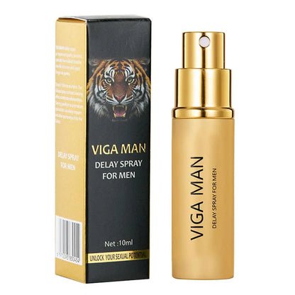 VIGA MAN 10ml Male Stamina Control Spray Anti Premature Ejaculation Long Lasting Portable Gentle External Care For Men