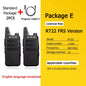 Retevis RT622 Mini Walkie Talkie 2pcs PMR446 Portable Two-way Radio PTT Walkie Talkies Communication Radio for Restaurant Hotel