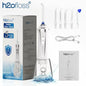 H2ofloss Oral Irrigator Water Flosser 140PSI High Pressure Water-Proof Design 300ml 5 Modes 5 Nozzles for Dental Cleaning