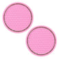 2Pcs Car Bling Rhinestone Cup Holder Drink Pad Interior Decoration Anti-slip Mat Round Durable Coaster Heat Resi Car Accessories