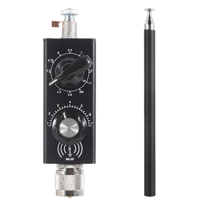 20W QRP Full-Band Tuned Antenna FM Aviation UV 5MHz-55MHz Tuned Shortwave Antenna HF Full Band Tuned Aerial for UHF VHF