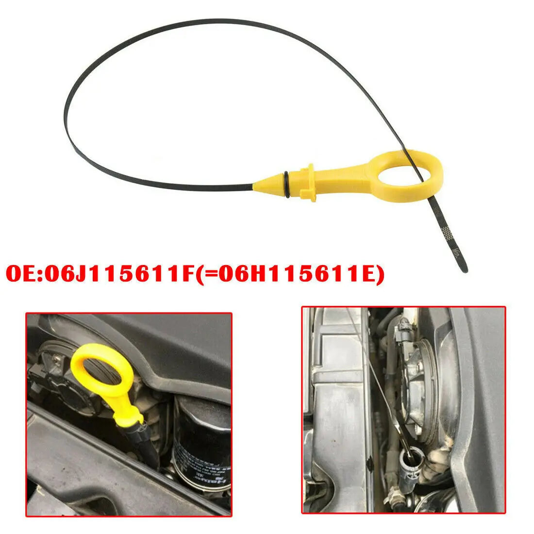 Car Engine Oil Dipstick 06H115611E Fit for Audi A4 A5 Quattro 2.0T B8 B9 2009 2010 2011 2012 2013 2014 2015 2016 2017 Car Parts