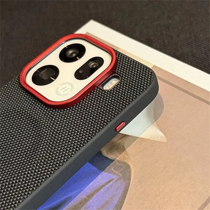 Magnetic Nylon Woven Case For Oppo Find X9 Pro For MagSafe Matte Leather Skin-friendly Phone Cover For Find X 9 X9Pro 5G Bumper