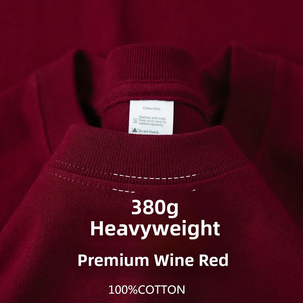 300g Cotton T Shirts Men Short Sleeved Heavyweight Summer Round Neck Loose Breathable Shirt for Men Women Basic Tee