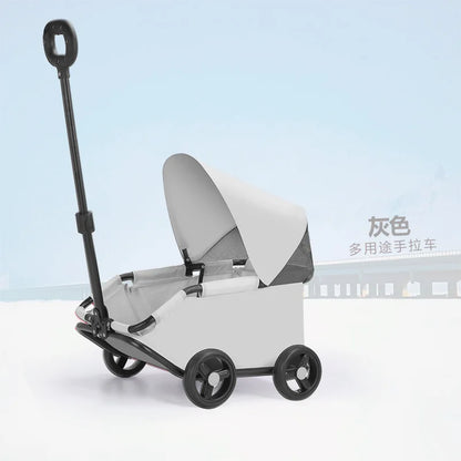 Foldable Pet Stroller Cart for Small Dogs Cats Puppy Kitten Outdoor Travel Carrier Toy Pushcart
