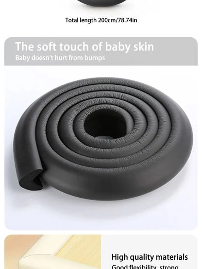 2M Child Bumper Strips Baby Safety Bumper Strips Table Safety Edge Coffee Table Corner Protection Strips