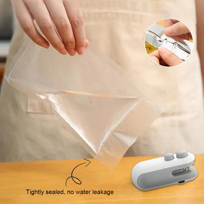 Plastic Bag Sealer Mini Portable Plastic Bags Sealing Machine Handheld Food Packaging Heat Sealer Thermal Plastic Bag Sealants