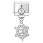 Hapiship 2024 New Fashion 26 English Letters Italian Charm Links Fit 9mm Stainless Steel Bracelet Making Women Jewelry DJ110
