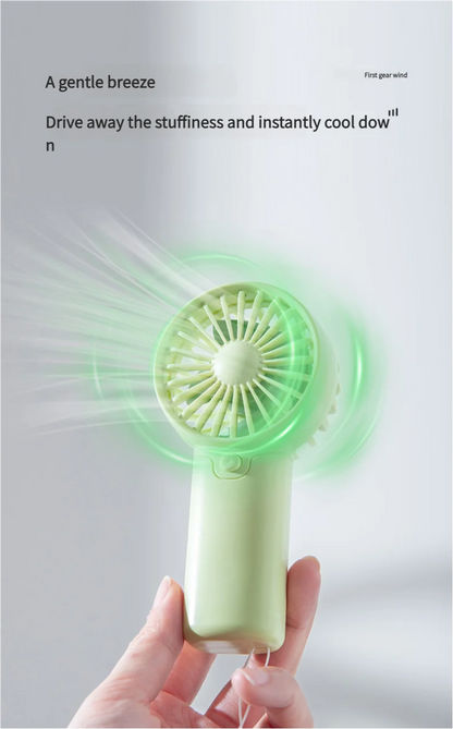MEET SUN Portable Fan, Creative Pocket Handheld Mini Fan, Lightweight AAA Battery Powered (Batteries Not Included) Personal Cool