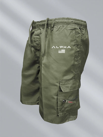 New Men's Cargo Shorts Fashion Casual Running Shorts Big Pocket Sports Slacks Cargo Panels Trousers Plus Size for Male