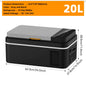 Podofo Car Refrigerator 20L 25L 30L Mini Compressor Car Freezer Cooler 48QT APP Control Cooler 12 24V DC 100 240V AC For Camping Truck Home Travel