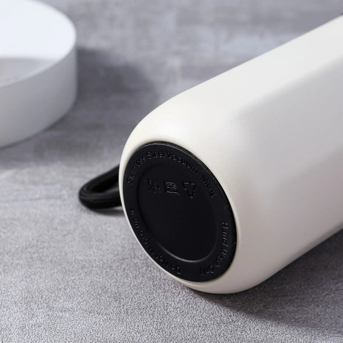 Vacuum Insulated Coffee Travle Mug Stainless Steel Thermo Bottle Cup Thermal Tumbler With Carrying Ring Flask for Hot Cold Drink