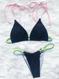 Sexy Mini Micro Thong Neon Bikini Women Brazilian Swimwear Female Swimsuit Two-pieces Bikini set High Cut Bathing Suit Swim Lady