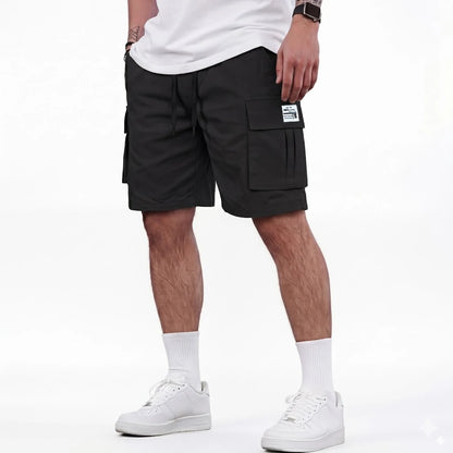 Summer Cargo Pants Casual Bermuda Shorts Plus Size Running Knee Pants Jogging Gym Man Tactical Multi-Pocket Short Work Pants