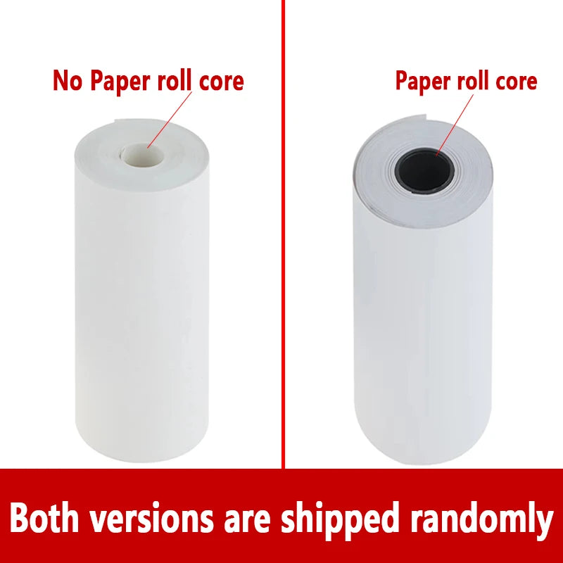 80MM Thermal Receipt Paper 3/6/10 Rolls White Paper For Mini Portable Thermal Receipt Printer For Supermarket Business Printing
