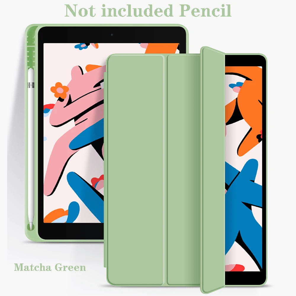 2026 M4 For iPad 11th/10/9/8/7 Gen Case Air 11 5/4 Pro 13 12.9 11 Case 2024 iPad 9th Generation Case 10.2 Mini 6 Pencil Holder