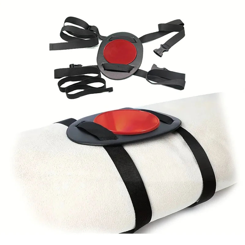 Adjustable Suction Cup Dildo Harness, Universal Strap-On Mount Base for Shower Wall Floor Bed, Hands Free Pleasure Accessory
