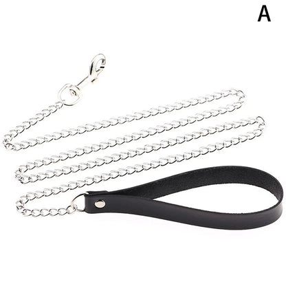 Sexy Leather Heart Necklace Collar Set with Leash for Women BDSM Cosplay Bondage Accessories Couple Role Play Game Props