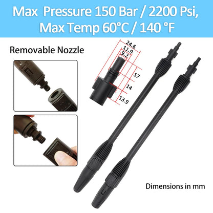 Pressure Washer Spray Gun Car Washer Jet Water Gun Nozzle for AR Blue Clean Black Decker Bosch Michelin Makita Pressure Washer
