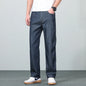 Brand Clothing Summer Lyocell Fabric Stretch Jeans Business Loose Straight Casual Trousers Fashion Versatile Pants Plus Size 40