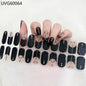 16/18/20Tips Semi-Cured Gel Nail Strips Adhesive Full Cover Stickers for Nails UV Lamp Need Press On Nails Fashion Manicure