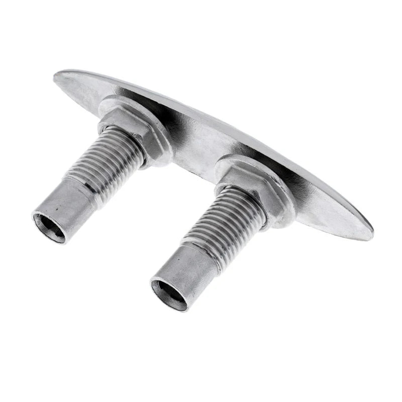 5/6 Inch 316 Stainless Steel Flush Cleat Boat Pop Up Cleat Pull Up Boat Accessories Mount Retractable Mooring Rope Yacht