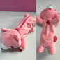 Y2K Bloody Bear Knitted Pencil Case Pink Bear Crochet Makeup Bag Gothic Aesthetic Stationery Pouch Harajuku School Supplies