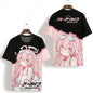 Takanashi Hoshino Game Blue Archive Cosplay T-shirts 3D Print Anime Cartoon Tees Summer Men Women Harajuku Y2k Short Sleeve Tops