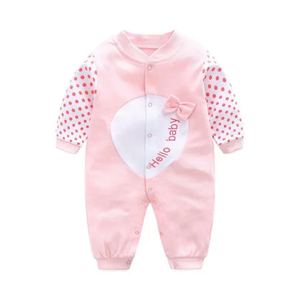 Spring Autumn Newborn Baby Boy Rompers Cotton Girls Clothes 0 to 12 Months Comfortable Babies Jumpsuits Clothing Onesies