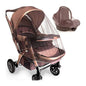 Portable Mini Crib Mosquito Net with Elastic Edge Fine Mesh Washable Bug Net Cover for Stroller And Bassinet