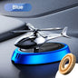 Helicopter Propeller Solar Air Freshener - Styling Car Interior Decor Aromatherapy Diffuser with Rotary Perfume, Solar Powered