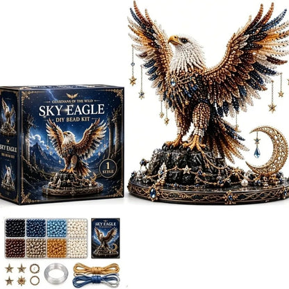 3D Design Animal Guardian Beading Kit Handmade Material Package Animal Bead Set with Colorful Beads Animal Shape Bead Craft Set