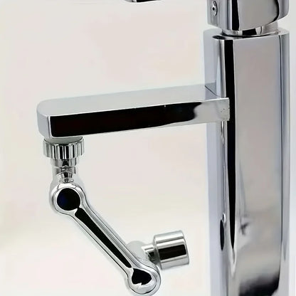 360° Rotating Faucet Extender - Multi-Functional, Foldable & Portable Spray Head for Bathroom & Kitchen Sinks