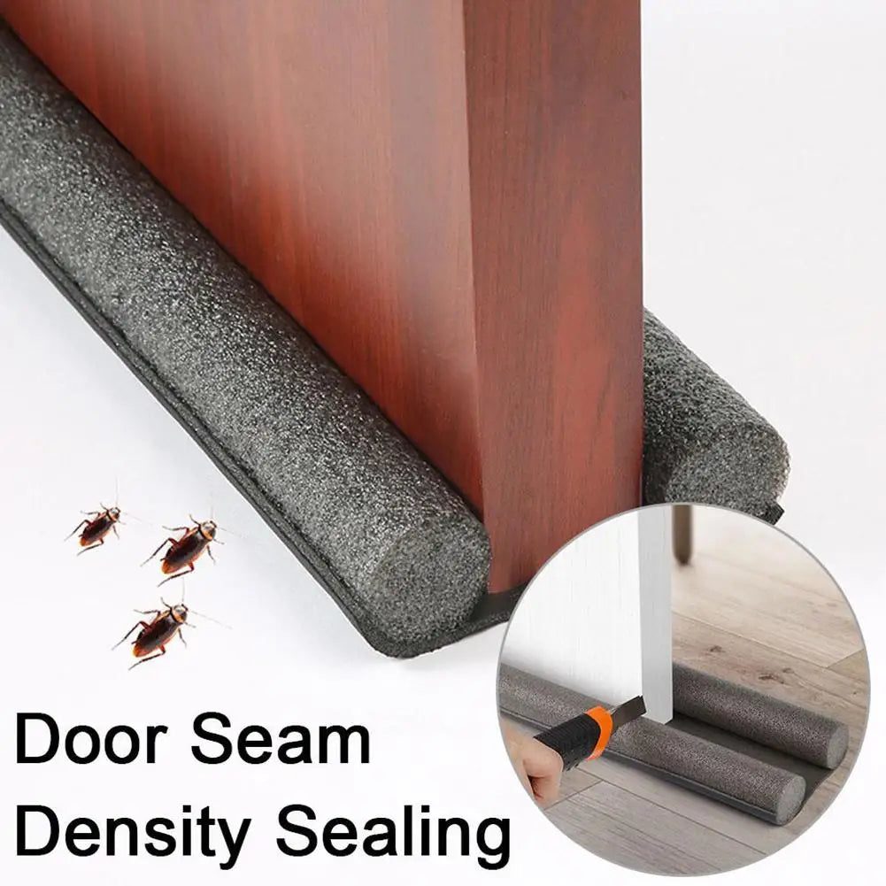 Door Gaps Cover Door Bottom Seal Strip Weather Strip Anti-Cold Gap Blocker Sealing Outdoor Odor Insect Blocker Foam