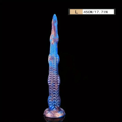 FAAK 65cm Long Butt Plug With Suction Cup S M L XL XXL Fantasy Octopus Leg Dildo Anal Beads 5 Sizes Sex Toys For Women Man