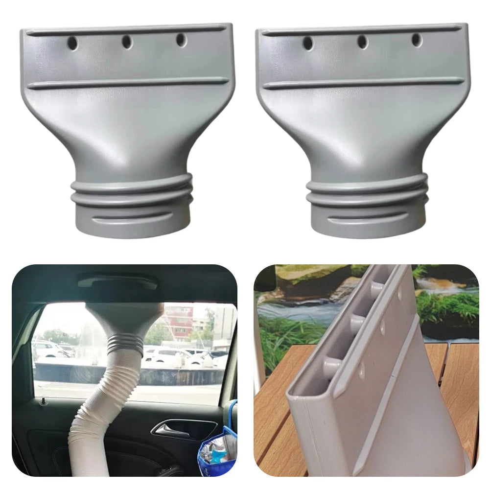 Flat Air Conditioning Exhaust Hose Adapter Exhaust Hose Window Adapter Exhaust Adapter for Mobile/Car Air Conditioning