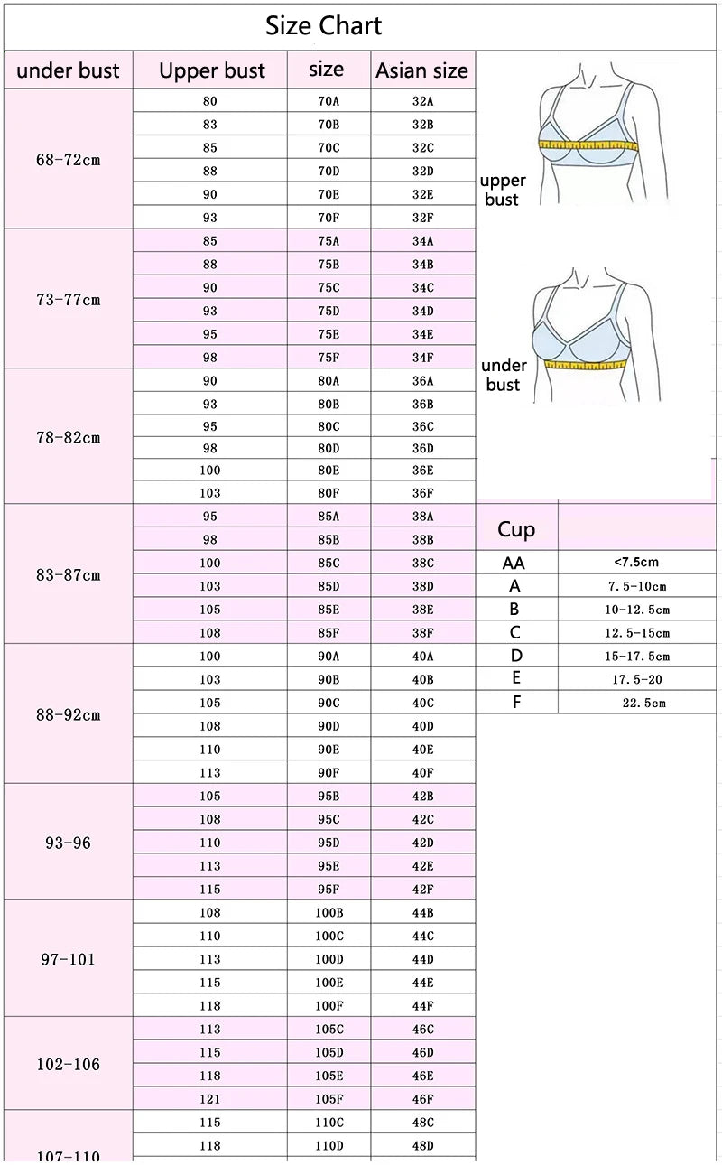 Plus Size Lingerie for Women Seamless Push Up Bra Sexy Thin Cup Cotton Brassiere Comfortable Underwie Female C D E Cup Underwear