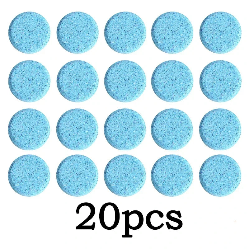Car Windshield Cleaning Effervescent Multifunctional Glass Water Tablets Solid Cleaner Windshield Spray Car Wash Accessories