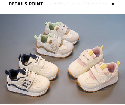 New Fashion Children's Causal Sneakers for Girls Cute Patchwork Kids Sports Shoes Soft Versatile Boys School Running Sneakers