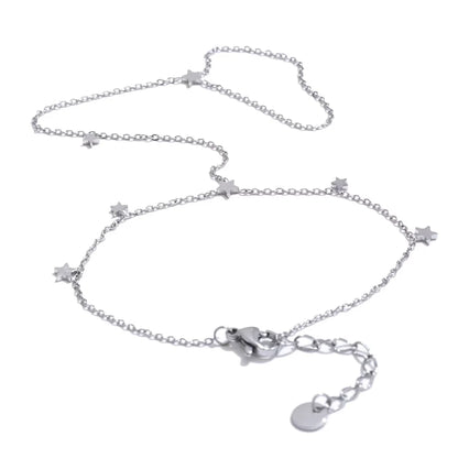 Yhpup Trendy Stainless Steel Zircon Beads Back of Hand Chain Finger Bracelet Fashion Chic Sexy Jewelry Waterproof Wholesale Gift
