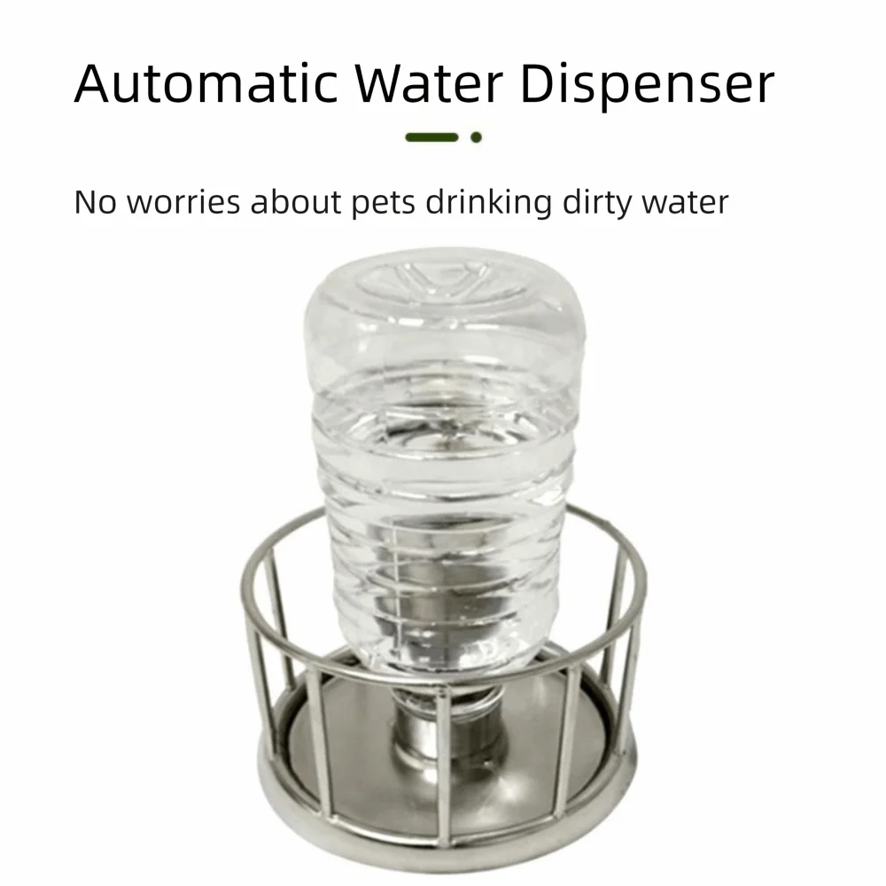 Large Capacity Turtle Stainless Steel Feeder Wear Resistant Wide Mouth Reptile Water Tray Fence Design Anti-overflow
