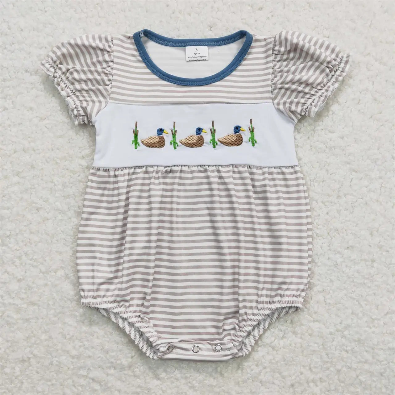 Wholesale Baby Girl Newborn Birthday Balloons Romper Bubble Embroidery Pink Plaid Bows Jumpsuit Kids Toddler Summer Clothes